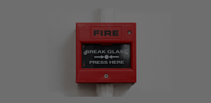 Residential fire safety break glass unit for emergency evacuation - Kirby Fire Safety